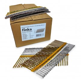 Реечные гвозди Finka R21 3,1x90 BK Ring (1500 шт)