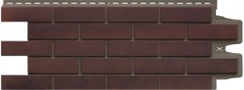 Фасадные панели Grand Line Клинкерный Кирпич Design Plus кофе с темно-бежевым швом