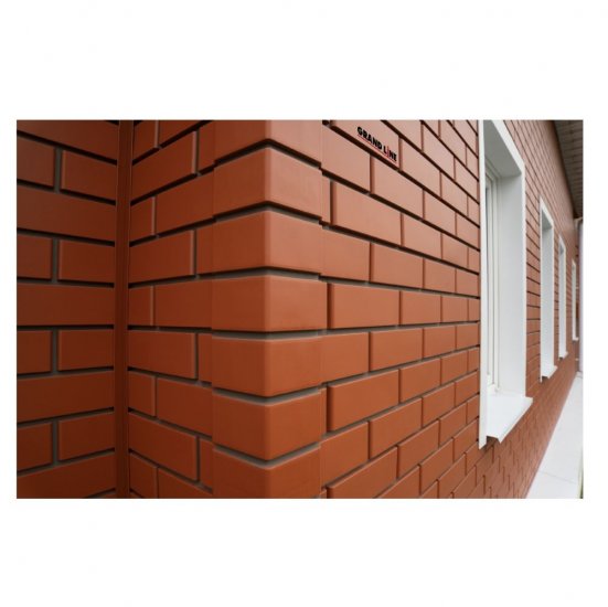 Фасадные панели Grand Line Клинкерный Кирпич Classic терракотовый