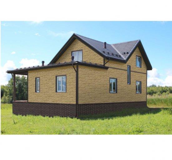 Фасадные панели Grand Line Скала Classic песочный