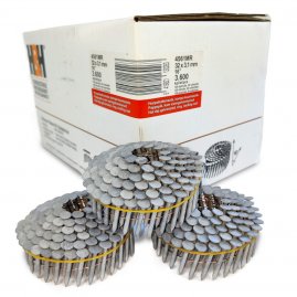Кровельные гвозди H&amp;H 3.1x32 Ring HDG 3600 шт.