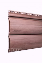 Сайдинг Tecos Natural wood effect Блок-Хаус двойной Канадский дуб