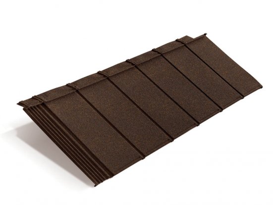 Композитная черепица Metrotile iPanel Айрон-барк