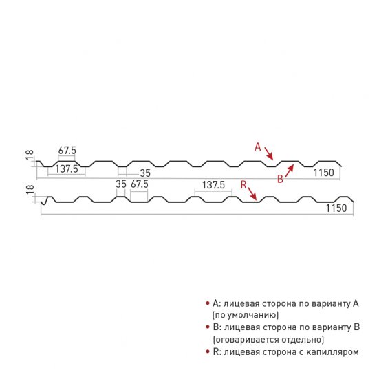 Профнастил С20 Стинержи Полиэстер 0,7 мм