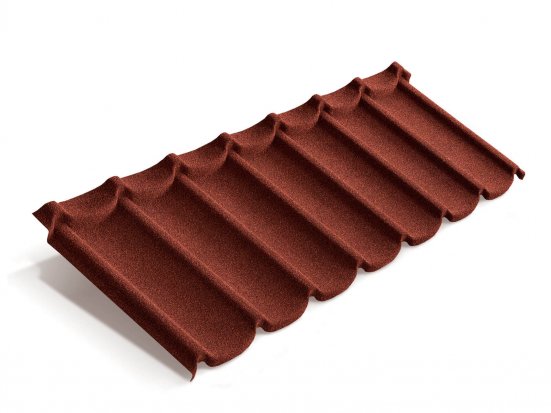 Композитная черепица Metrotile Mistral Красный