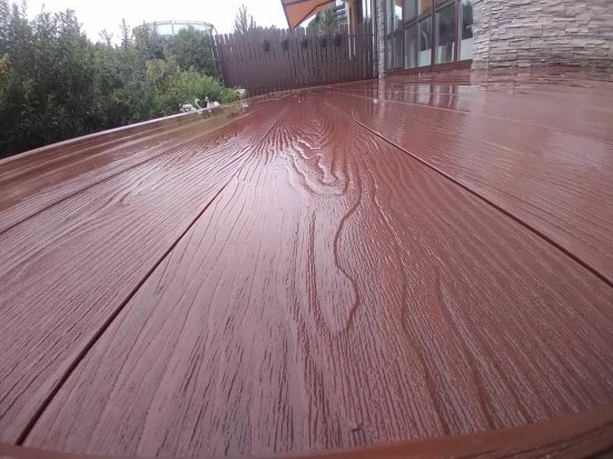 Террасная доска полнотелая Deckart Monolit Тик