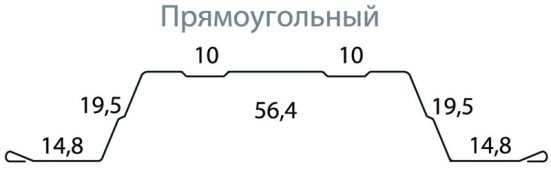Штакетник Grand Line ​Прямоугольный Фигурный Полиэстер 0,4 мм