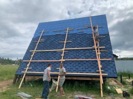 Гибкая черепица Технониколь Shinglas Фокстрот Терн