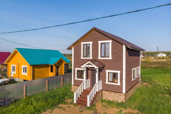Фасадная плитка Технониколь Hauberk кирпич Оптима обожженный