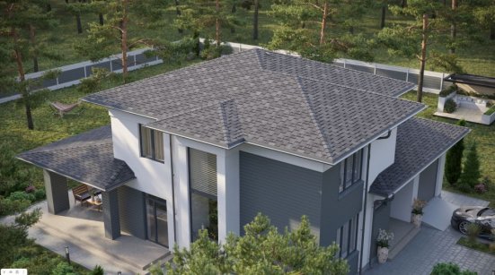 Мягкая кровля Тегола Лацио Уника Granito 454