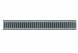 Лоток Steelot пластиковый SteePlain DN100 H100 с решеткой стальной